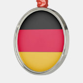 Duitse vlag metalen ornament (Links)