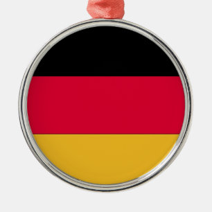 Duitse vlag metalen ornament