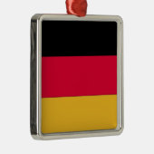 Duitse vlag metalen ornament (Rechts)