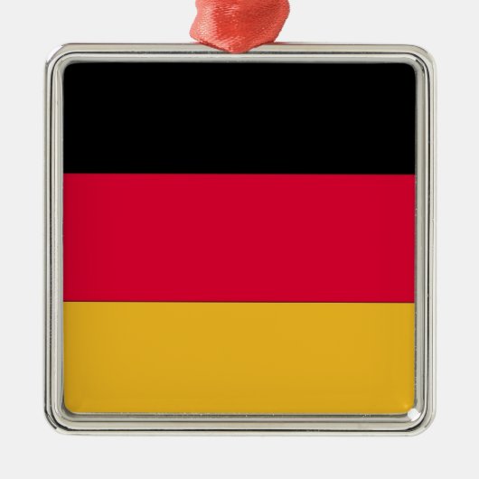Duitse vlag metalen ornament (Voorkant)