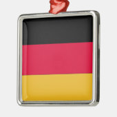 Duitse vlag metalen ornament (Links)