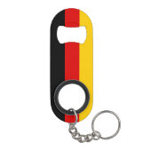 Duitse vlag mini flessenopener (Achterkant)