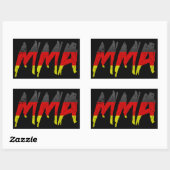 Duitse vlag MMA Sticker (Vel)