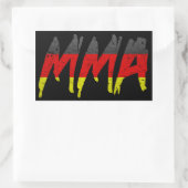 Duitse vlag MMA Sticker (Tas)