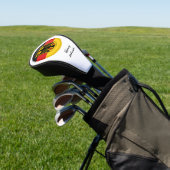 Duitse Vlag & Monogrammed Golfclubs Hoesjes Golfheadcover (Insitu)