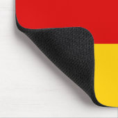 Duitse vlag Mousepad Muismat (Hoek)