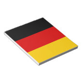 Duitse vlag notitieblok (Schuin)