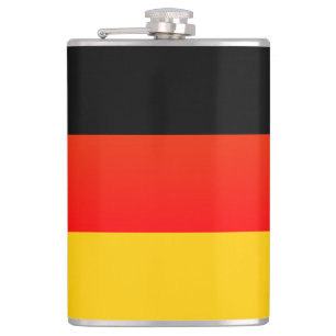 Duitse Vlag of Duitse Flag Thermische Tumbler Heupfles