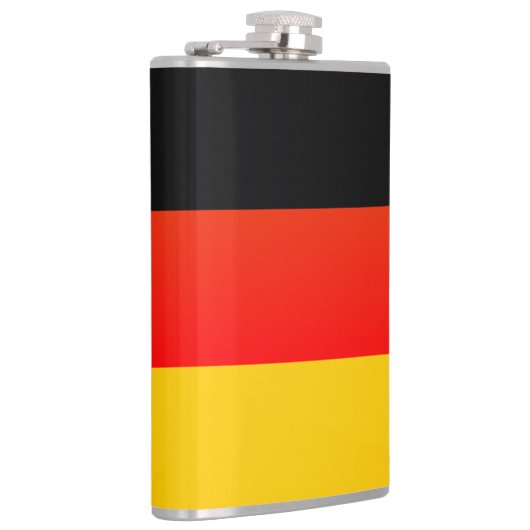 Duitse vlag of Duitse vlag Thermische Tumbler Heupfles (Rechts)