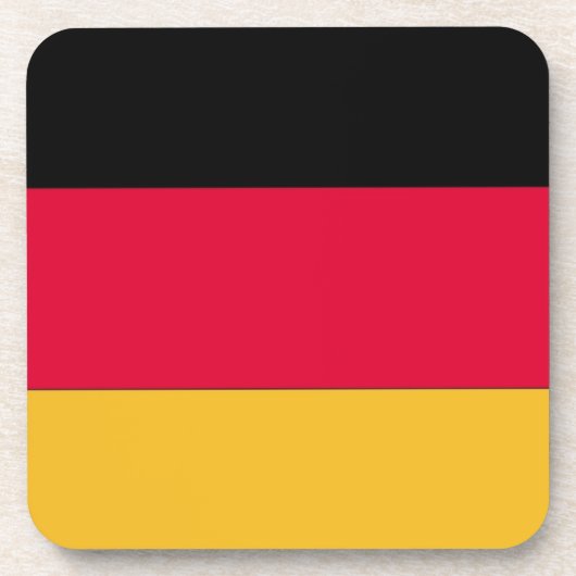 Duitse vlag onderzetter (Voorkant)