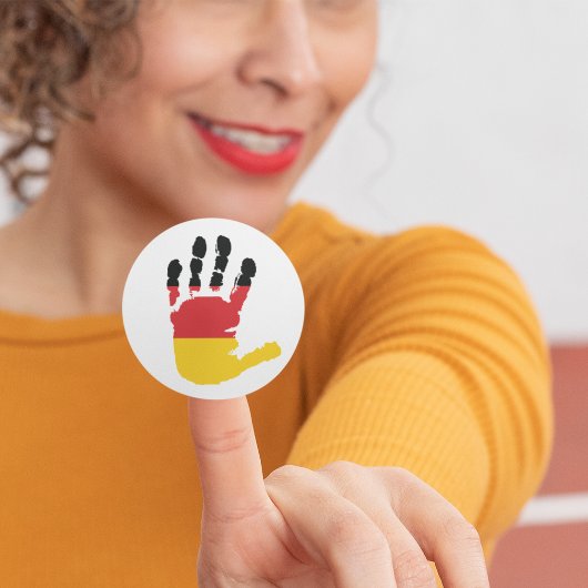 Duitse vlag op handse Stickers