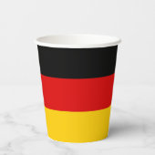 Duitse vlag papieren bekers (Achterkant)