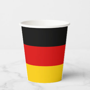 Duitse vlag papieren bekers