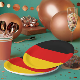 Duitse vlag papieren bordje