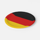 Duitse vlag papieren bordje (Gekanteld)