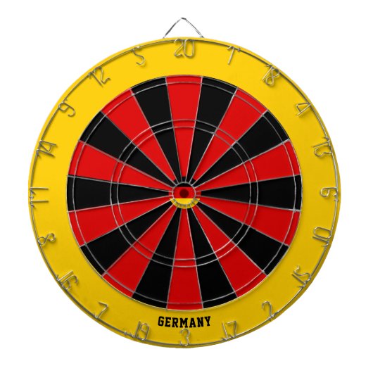 Duitse vlag Patriot's Bullseye Dartbord (Voorkant)