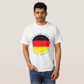 Duitse Vlag Patriottische Kleding T-shirt (Voorkant volledig)