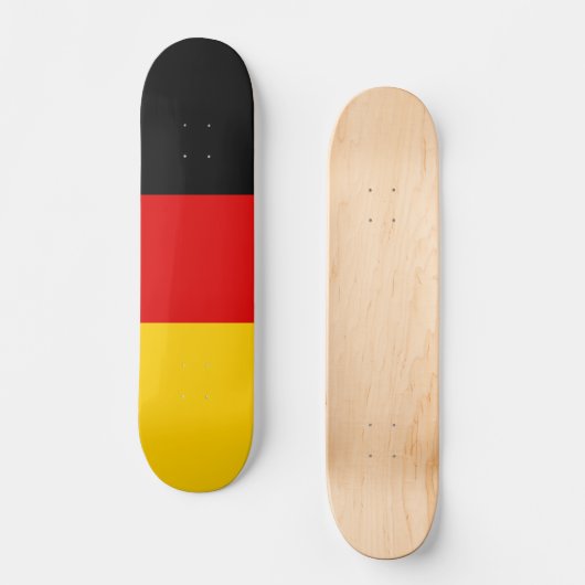 Duitse vlag persoonlijk skateboard (Voorkant)