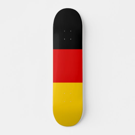 Duitse vlag persoonlijk skateboard (Voorkant)