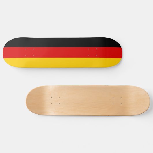 Duitse vlag persoonlijk skateboard (Horizontaal)