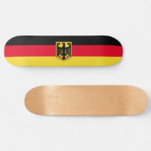 Duitse vlag persoonlijk skateboard (Horizontaal)
