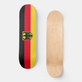 Duitse vlag persoonlijk skateboard (Voorkant)