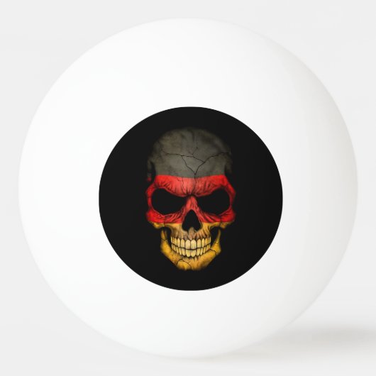 Duitse vlag pingpongbal (Voorkant)