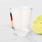 Duitse vlag - plattegrond shot glas (Rechts)