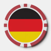 Duitse vlag poker chips (Voorkant)