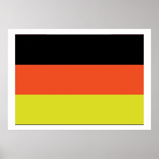 Duitse vlag poster (Voorkant)