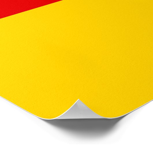 Duitse vlag poster (Hoek)