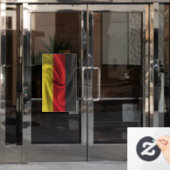 Duitse vlag raamsticker (Kantoordeur)