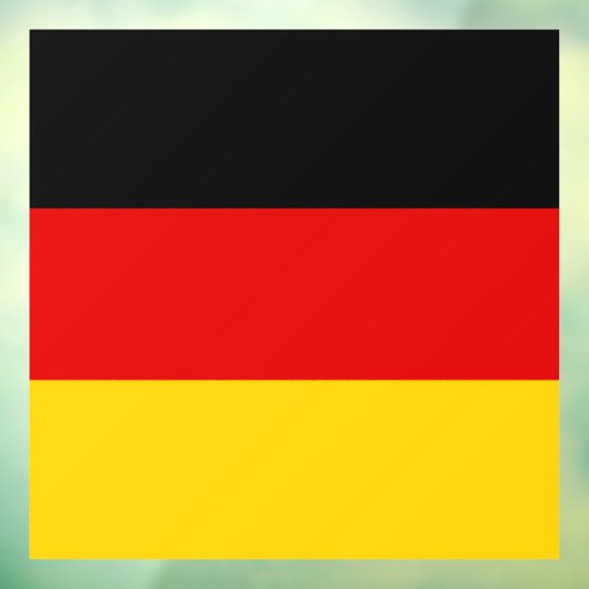 Duitse vlag raamsticker (Vel 3)