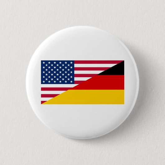 Duitse vlag ronde button 5,7 cm (Voorkant)