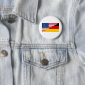 Duitse vlag ronde button 5,7 cm (In situ)