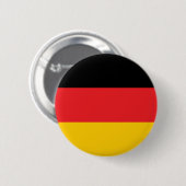 Duitse vlag ronde button 5,7 cm (Voorkant /achterkant)