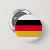 Duitse vlag ronde button 5,7 cm (Voorkant /achterkant)