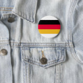 Duitse vlag ronde button 5,7 cm (In situ)