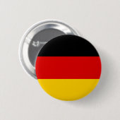 Duitse vlag ronde button 5,7 cm (Voorkant /achterkant)