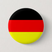 Duitse vlag ronde button 5,7 cm (Voorkant)