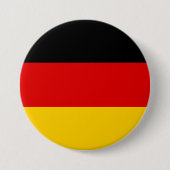 Duitse vlag ronde button 7,6 cm (Voorkant)