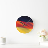 Duitse vlag ronde klok (Huis)