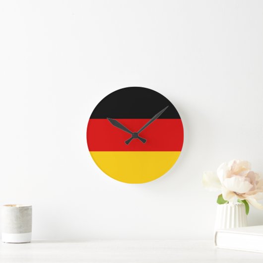 Duitse vlag ronde klok (Huis)