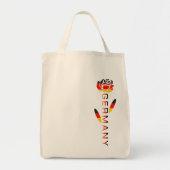 Duitse Vlag Roos Tote Bag (Voorkant)