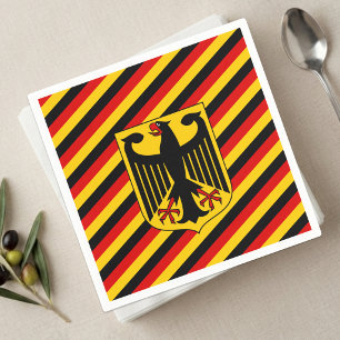 Duitse vlag Servetten, Wapen, Deutschland Servet