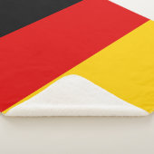 Duitse vlag sherpa deken (3/4)