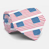 Duitse vlag Shhepherd Patriotic USA Stropdas (Opgerold)