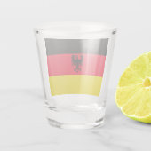Duitse vlag shot glas (Achterkant)