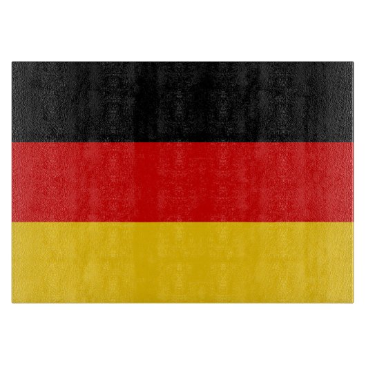 Duitse vlag snijplank (Voorkant)