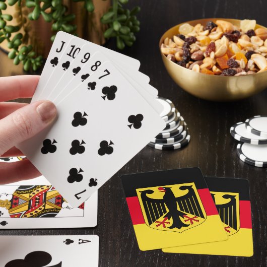 Duitse vlag speelkaarten (Insitu)